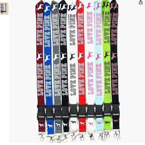 NEW 1 PINK Victorias Secret Nylon Lanyard Quick Release Clip YOU CHOOSE YOUR FAV